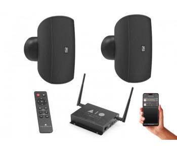 Мультирум система 2 настенных динамика Audac ATEO6M чорный